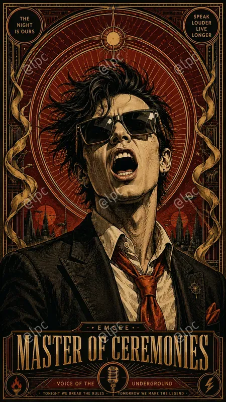 Ornate Engraved Character Posters