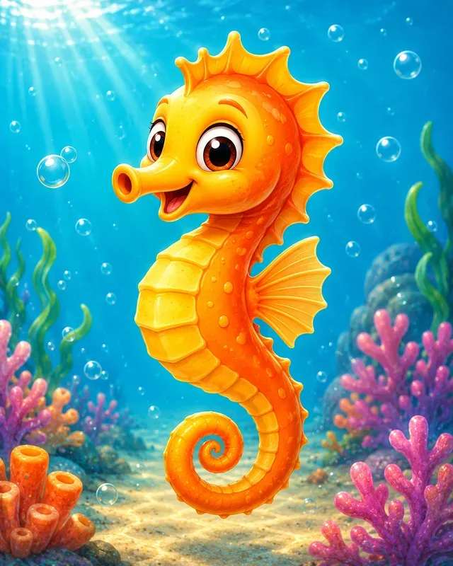 Premium Cartoon Sea Animals