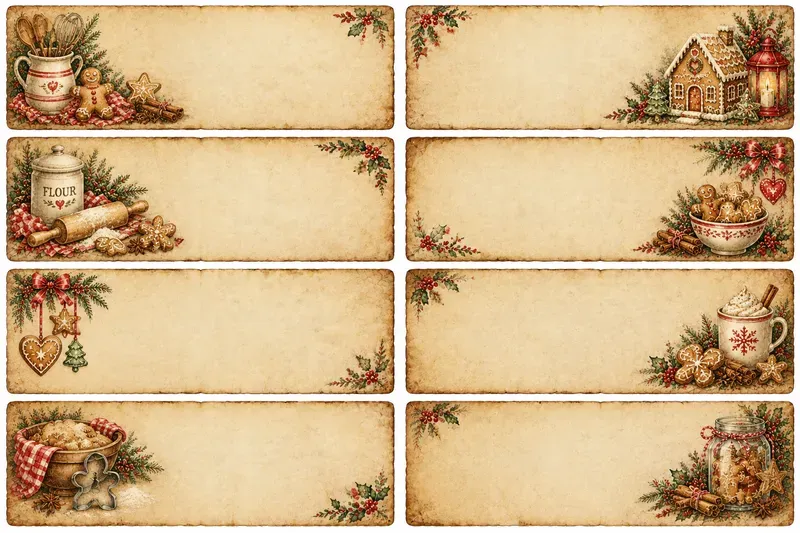 Christmas Parchment Cards