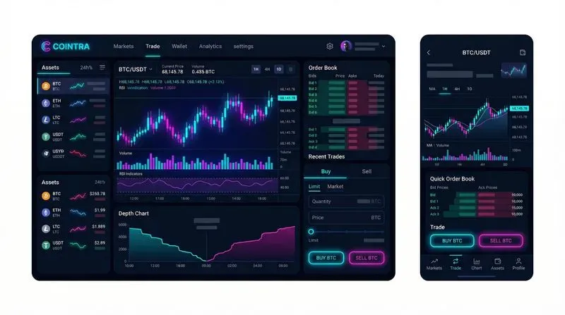 Modern Web UI Mockups 2 Screens Kits