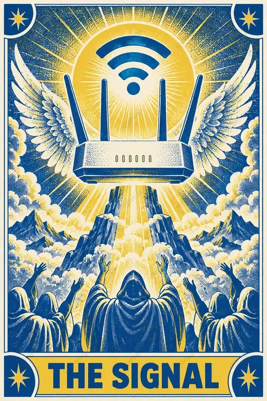 Halftone Tarot Poster Art