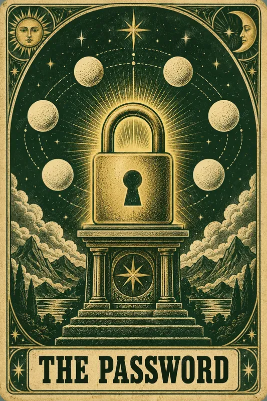 Halftone Tarot Poster Art