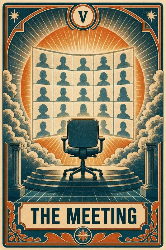 Halftone Tarot Poster Art