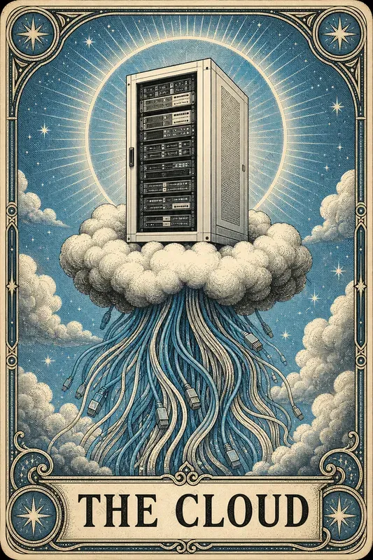 Halftone Tarot Poster Art