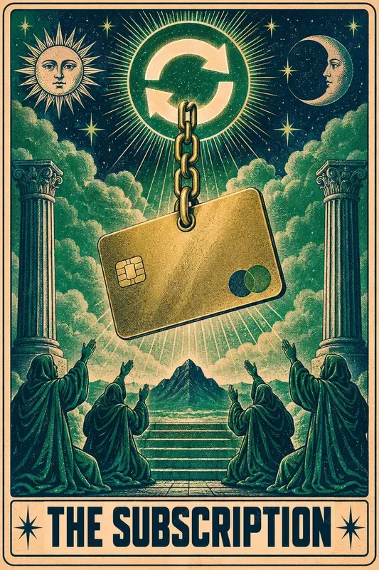 Halftone Tarot Poster Art