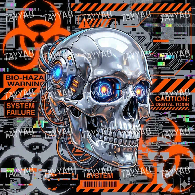 90s Aesthetic Y2k Chrome Posters