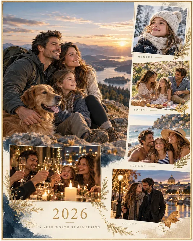Yearinreview Photo Memory Posters