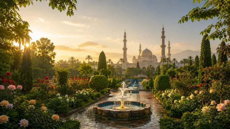 Serene Islamic Nature Scenes