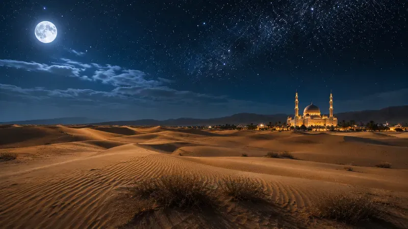 Serene Islamic Nature Scenes