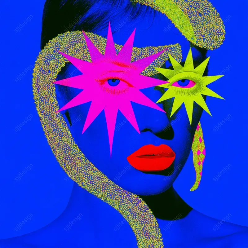 Dayglo Surreal Pop Graphics