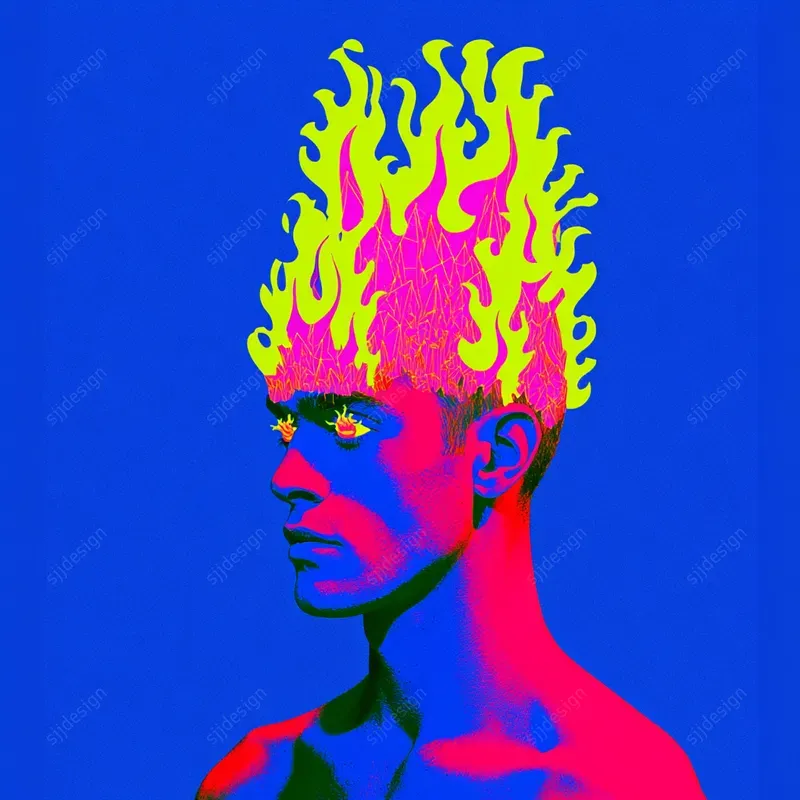 Dayglo Surreal Pop Graphics