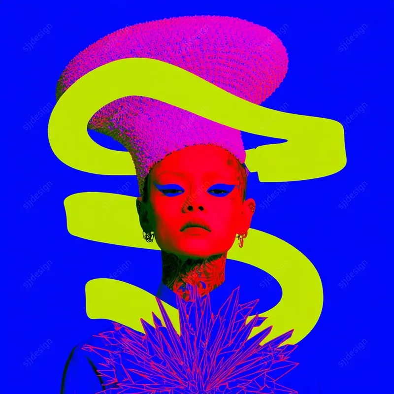 Dayglo Surreal Pop Graphics
