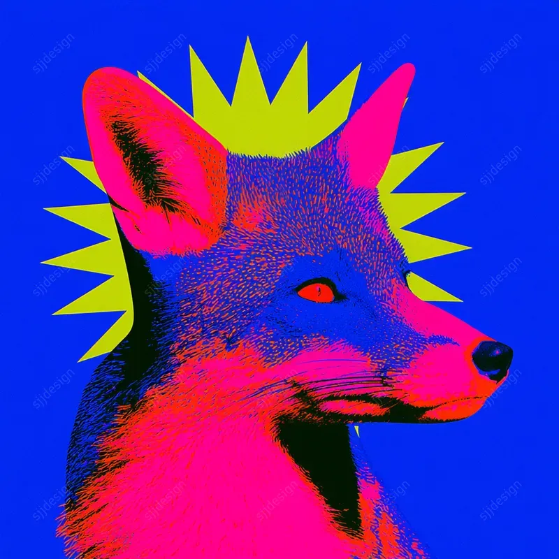 Dayglo Surreal Pop Graphics