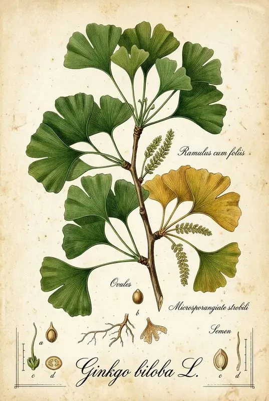 Vintage Botanical Herbarium Wall Art