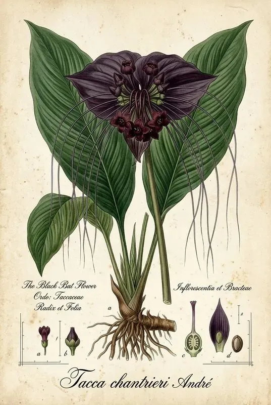Vintage Botanical Herbarium Wall Art