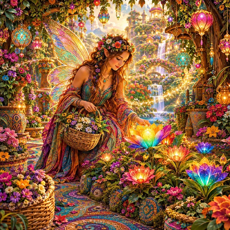 Mystical Rainbow Gardens