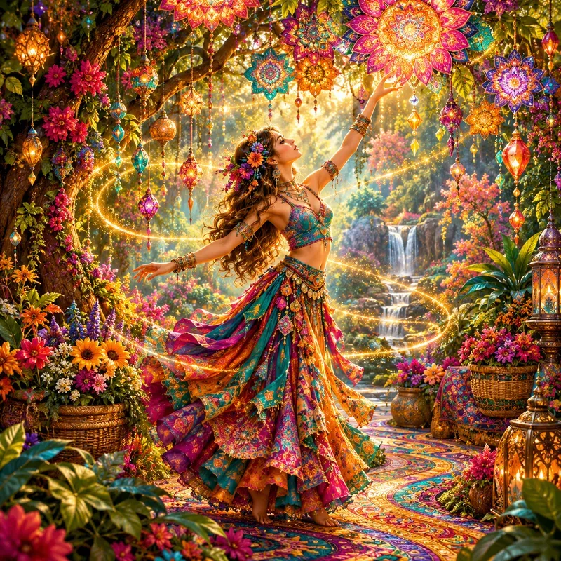 Mystical Rainbow Gardens