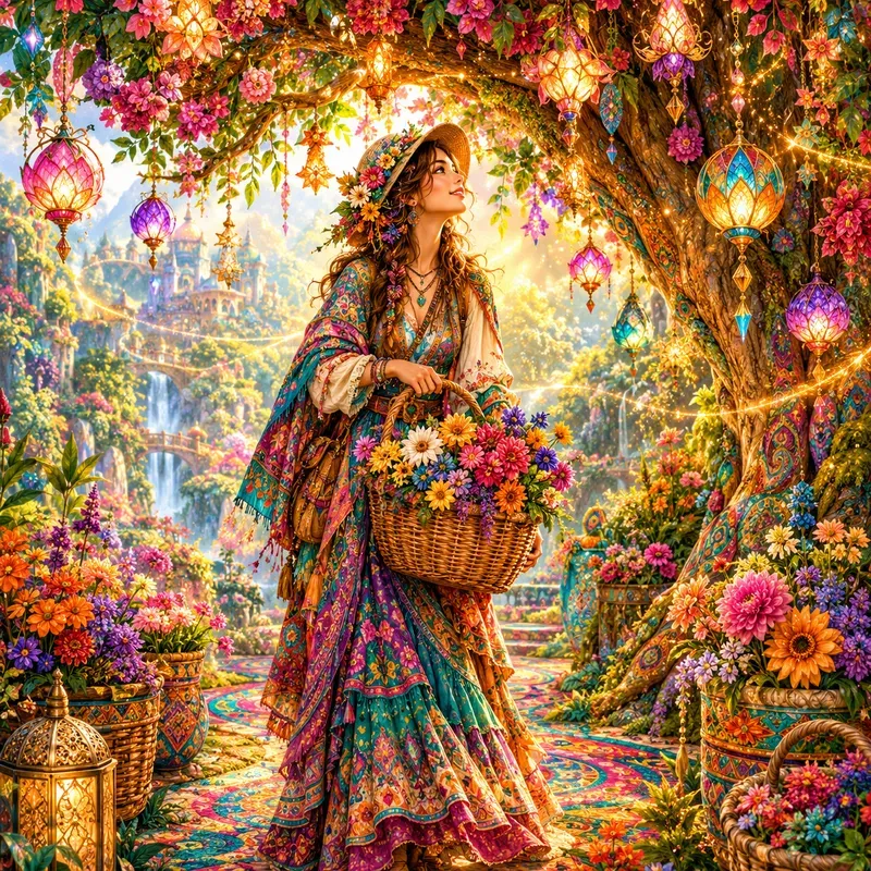 Mystical Rainbow Gardens
