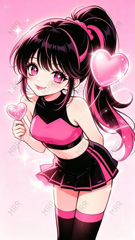 Cute Powerpuff Style Cartoon Girls