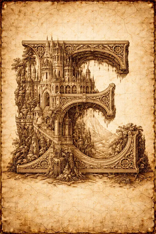 Fantasy Manuscript Letter Engines