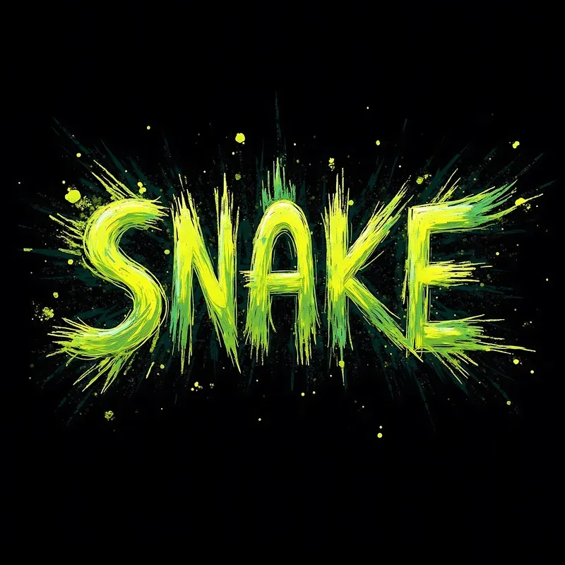 Gritty Neon Sketch Typography Generator