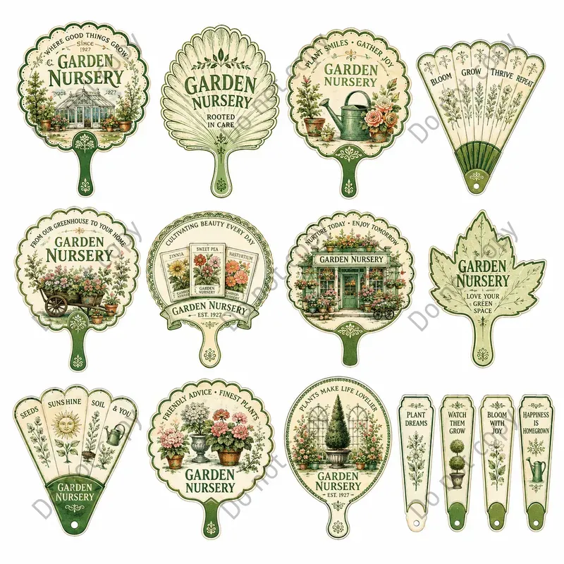 Advertising Fan Card Sheets