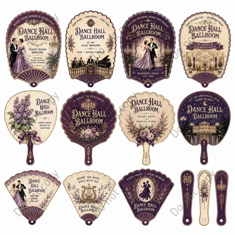 Advertising Fan Card Sheets
