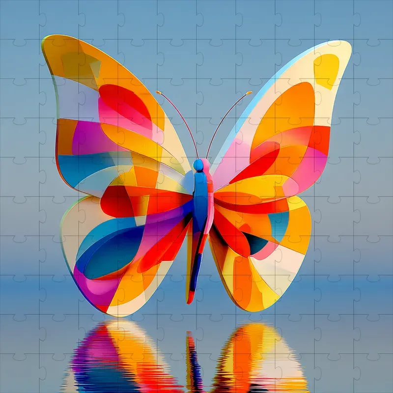 Glossy Surreal 3D Render Art