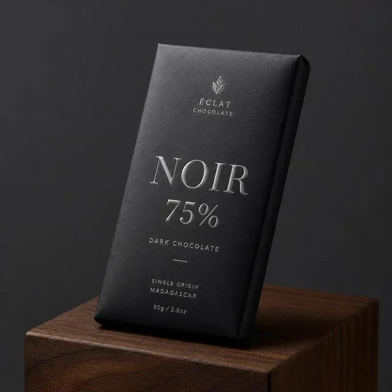 Luxury Chocolate Bar Package Mockups