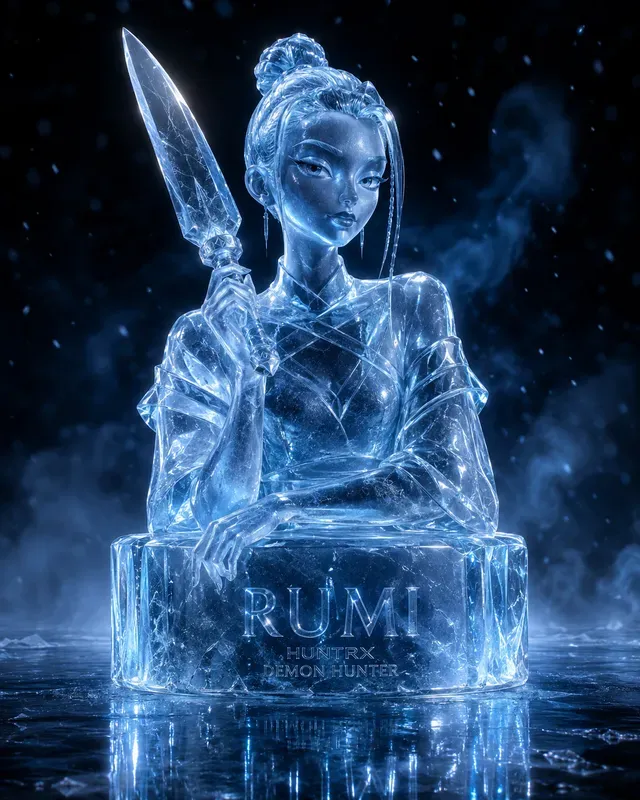 Ultraphotorealistic Ice Sculptures 3D