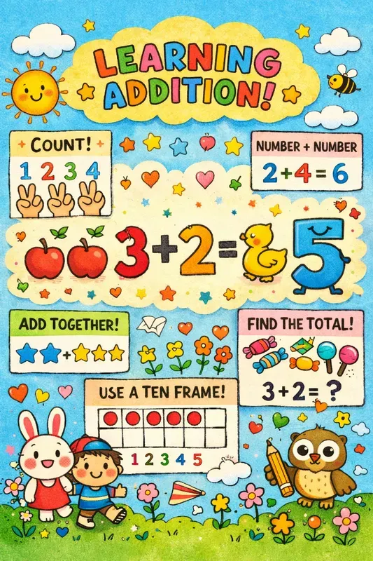 Whimsical Kids Learning Posters