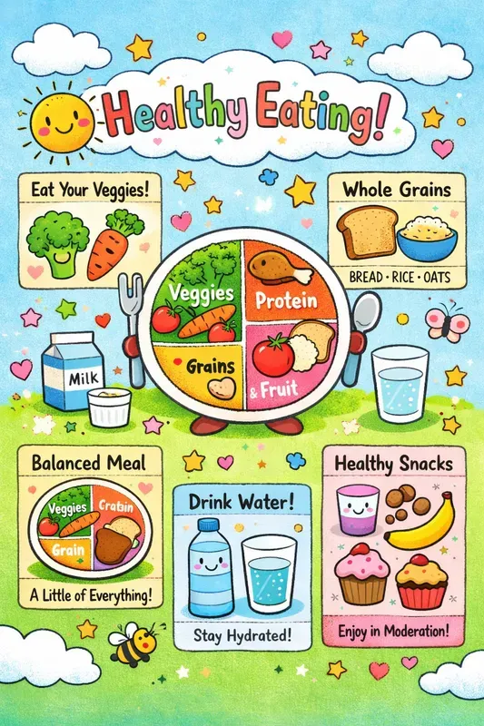 Whimsical Kids Learning Posters