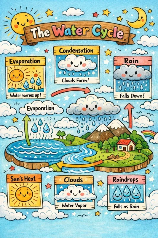 Whimsical Kids Learning Posters