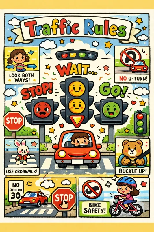 Whimsical Kids Learning Posters