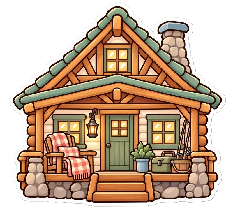 Cozy Vacation Stickers