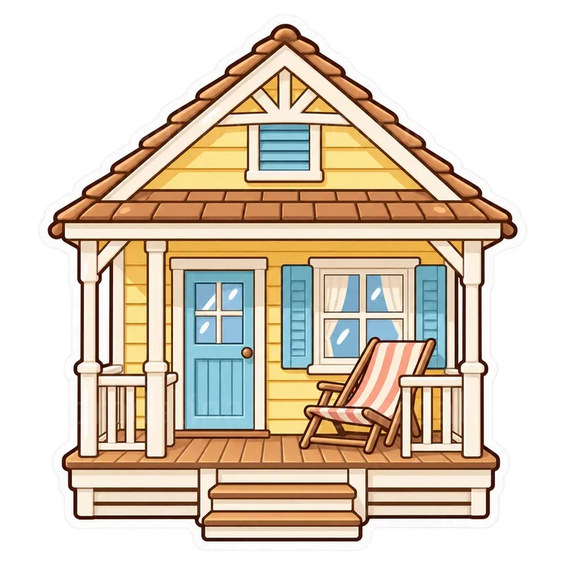 Cozy Vacation Stickers