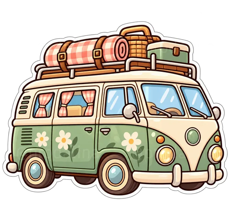 Cozy Vacation Stickers