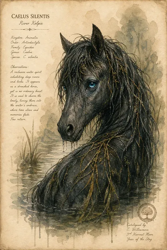 Fantasy Bestiary Watercolor Portraits