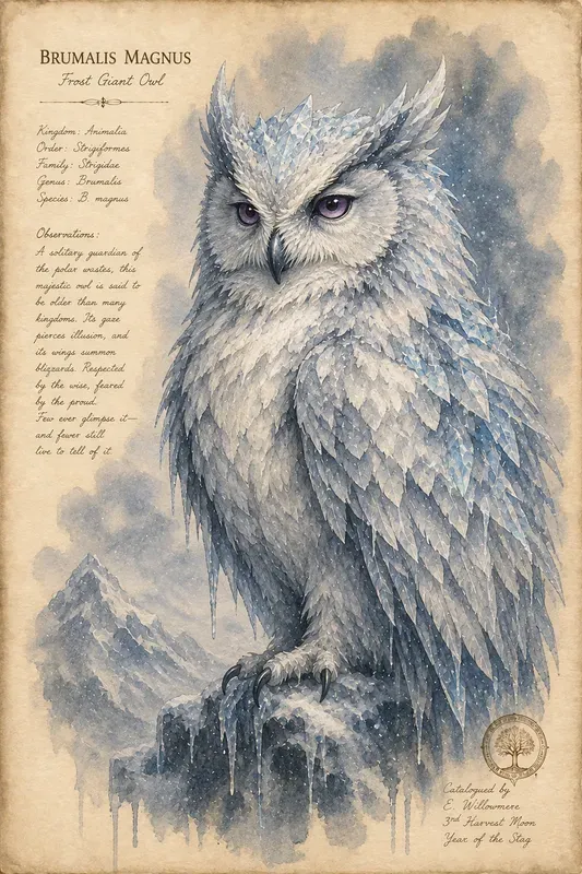 Fantasy Bestiary Watercolor Portraits