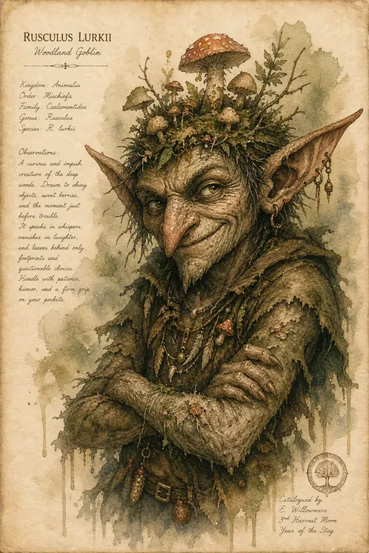 Fantasy Bestiary Watercolor Portraits