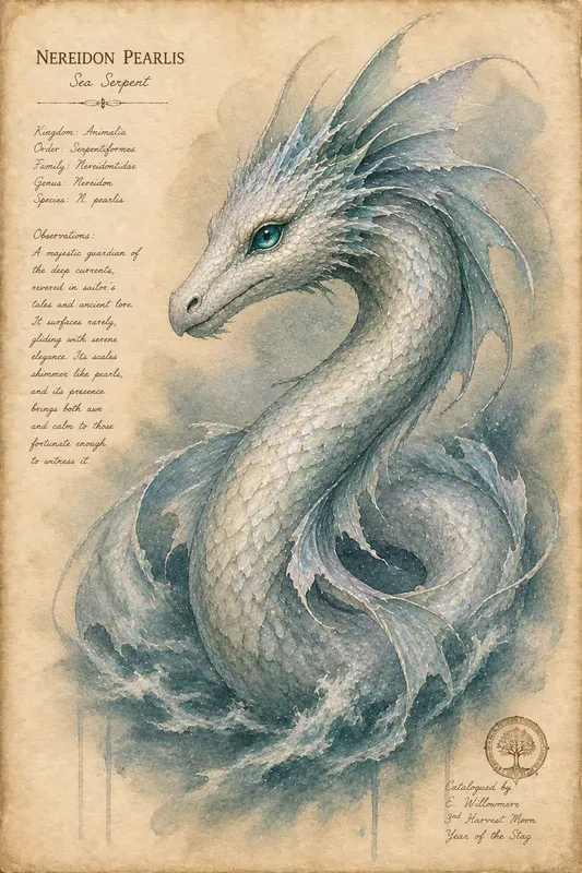 Fantasy Bestiary Watercolor Portraits