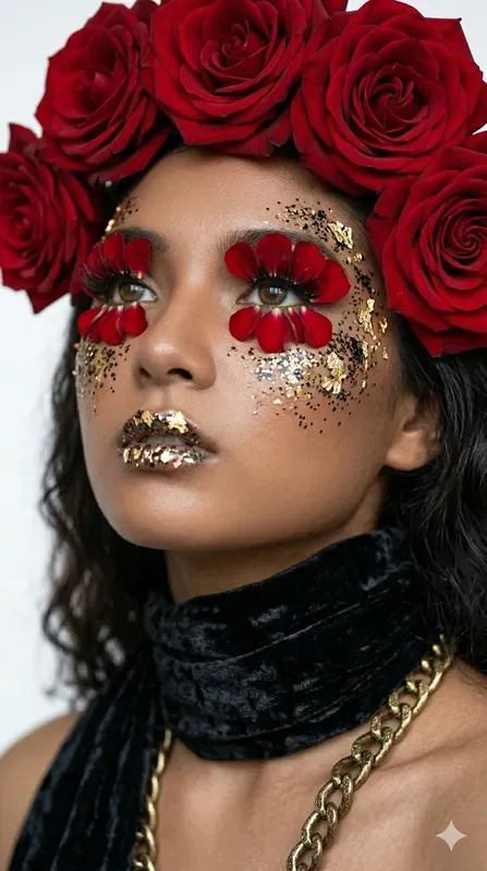 Daisy Gold Leaf Beauty Portraits