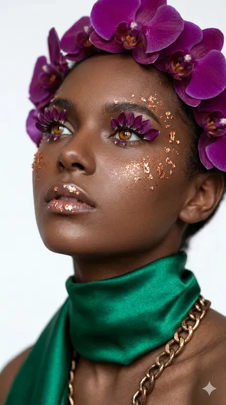 Daisy Gold Leaf Beauty Portraits