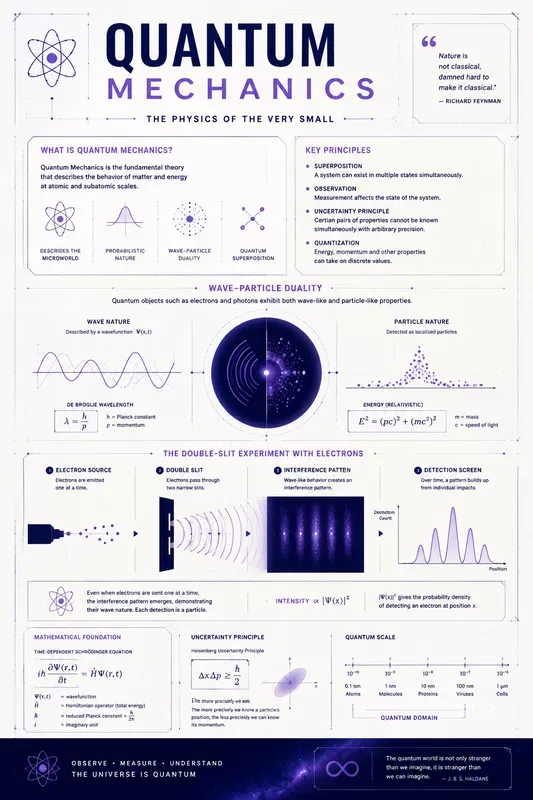 Physics Science Infographic Posters
