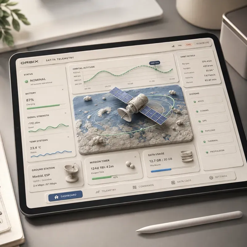 3D Claymorphic Dashboard UI Mockups
