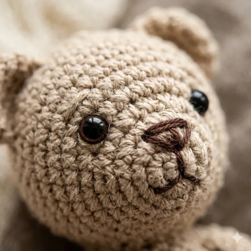 Extreme Macro Amigurumi Crochet