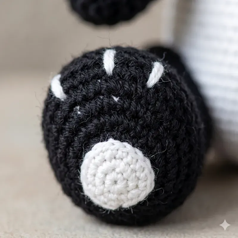 Extreme Macro Amigurumi Crochet