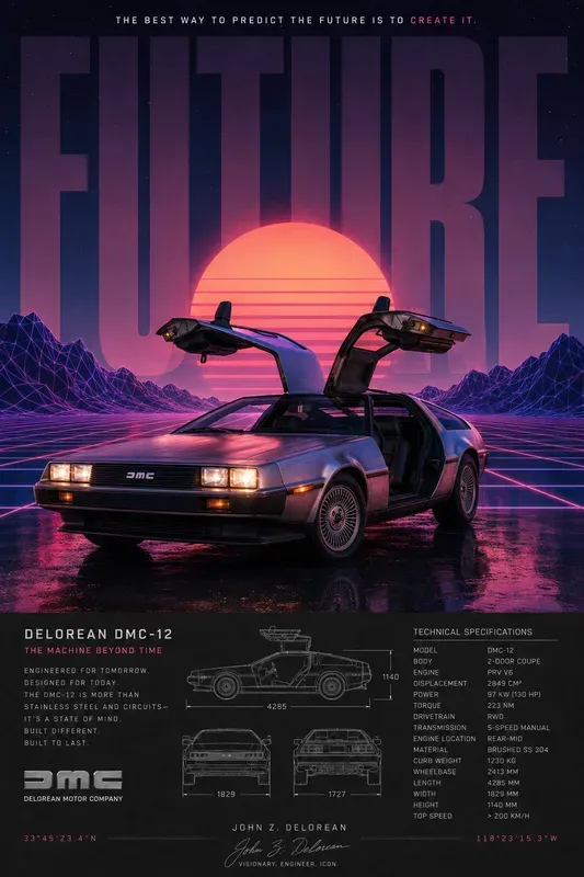 Premium Automotive Spec Posters