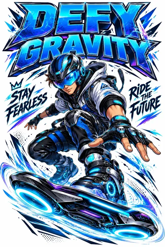 Futuristic Action Typography Posters