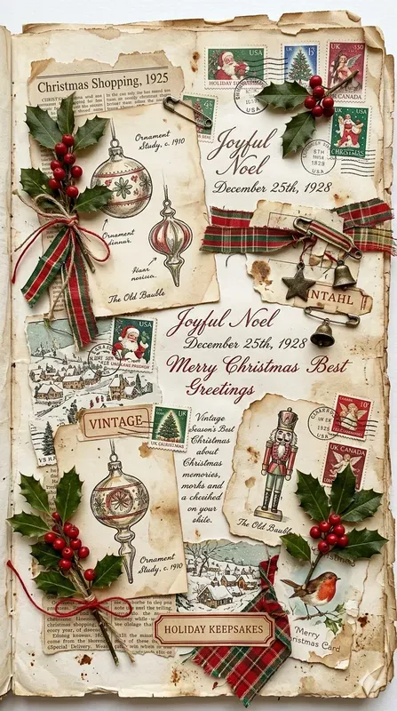 Vintage Junk Journal Pages